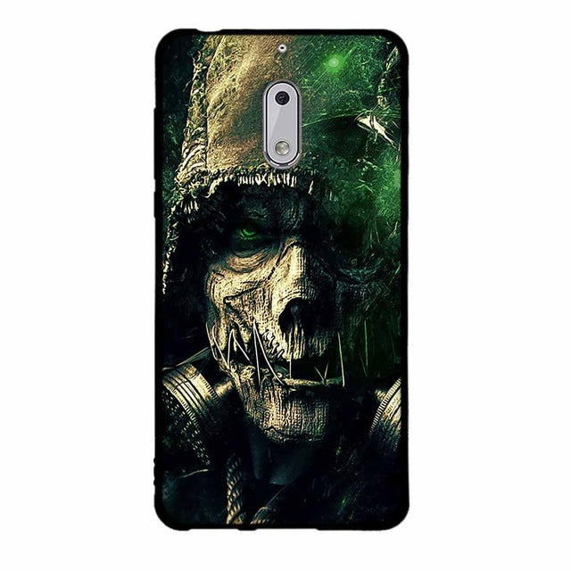 Fashion Phone Case For Nokia 6 Cover Cute Animal View Soft Silicone Black Phone Cases For Nokia 6 Cellphone Cover Bags
