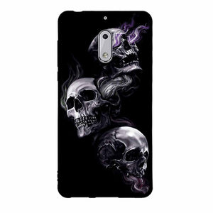 Fashion Phone Case For Nokia 6 Cover Cute Animal View Soft Silicone Black Phone Cases For Nokia 6 Cellphone Cover Bags