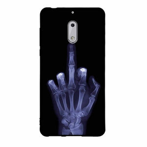 Fashion Phone Case For Nokia 6 Cover Cute Animal View Soft Silicone Black Phone Cases For Nokia 6 Cellphone Cover Bags