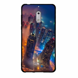 Fashion Phone Case For Nokia 6 Cover Cute Animal View Soft Silicone Black Phone Cases For Nokia 6 Cellphone Cover Bags