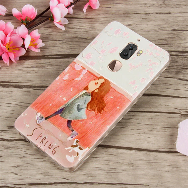 LeEco Cool 1 Case 5.5 Fruit Landscape Soft TPU Case For LETV LeEco Cool 1 Coolpad Cover Cool1 Silicon Cute Cat Phone Cases