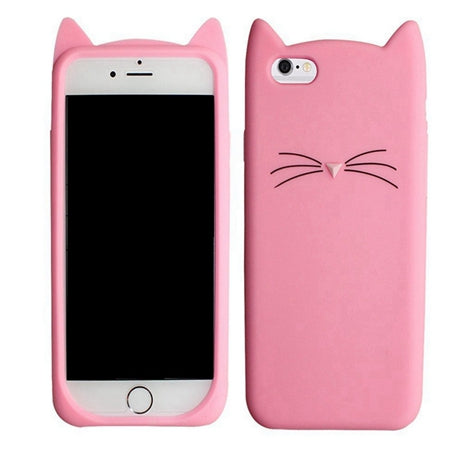 5 S Case Cover For iPhone 5 5S Cute silicone 3D Glitter Soft TPU Cat Phone Cases For apple iphone 5s 5 SE Fundas Coque For Girl
