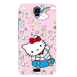 feel free Case For Huawei Y360 Y3 Y3C Y336 Back Cover Flower Plants Original Hard Plastic Printed Cartoon Cute Cat Owl Animal Phone Case