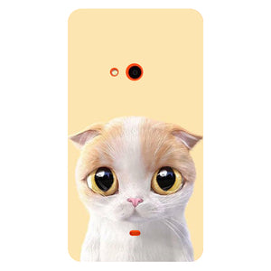 Case For Nokia Lumia 625 Back Cover Flower Plants Original Hard Plastic Printed Cartoon Cat Owl Animal Phone Case For Nokia 625