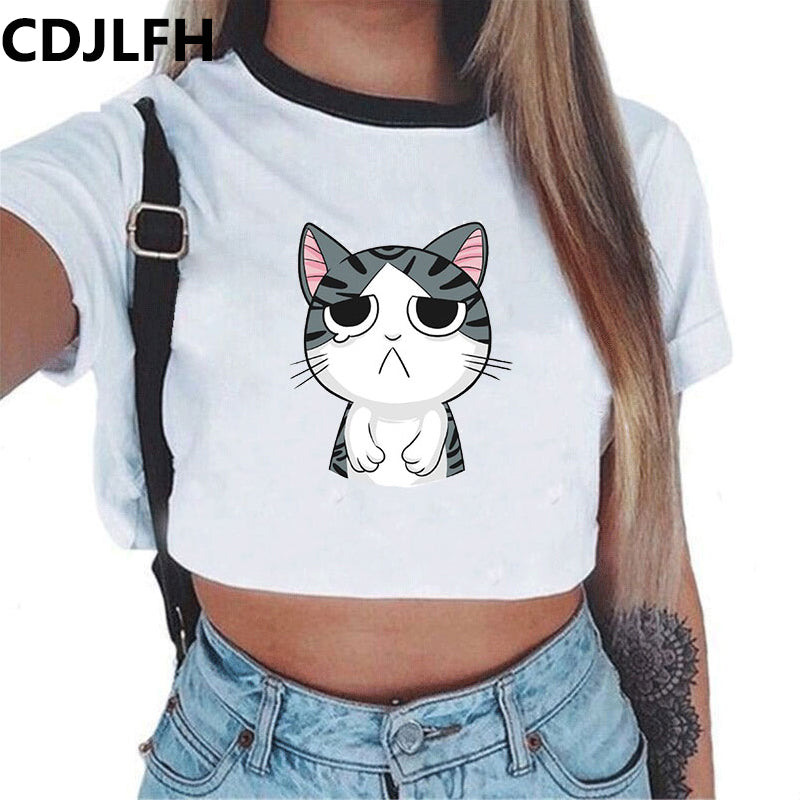 T-shirt Sexy Female Tee Tops