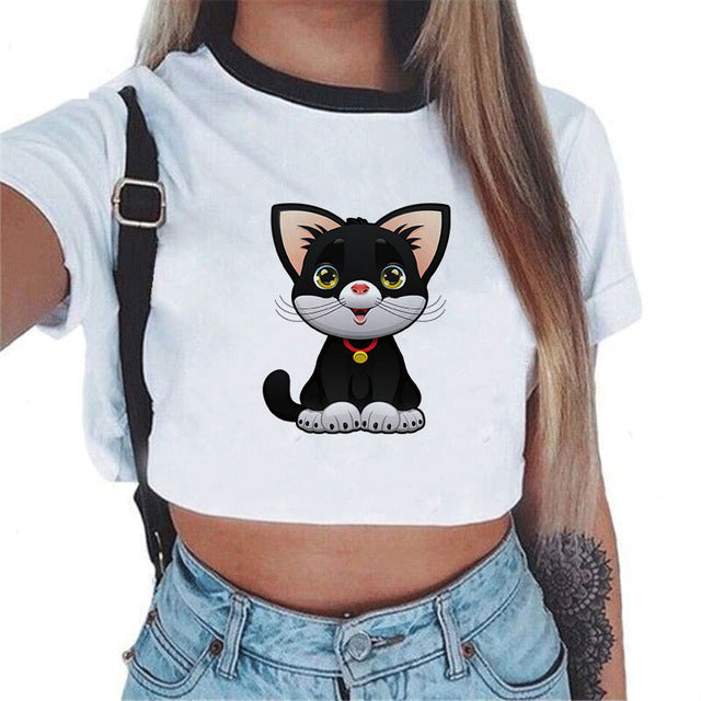 T-shirt Sexy Female Tee Tops