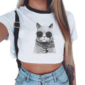 T-shirt Sexy Female Tee Tops