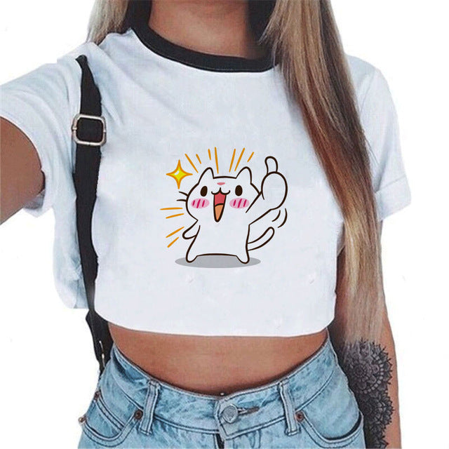 T-shirt Sexy Female Tee Tops