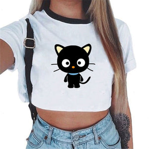 T-shirt Sexy Female Tee Tops