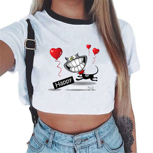 T-shirt Sexy Female Tee Tops