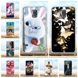am here For Samsung Galaxy S5 S6 S7 S9 PLUS Case Soft Silicon TPU 3D Cat Cute Back Cover For Samsung S5 S6 S7 S9 S9 PLUS s9+ Phone Cases