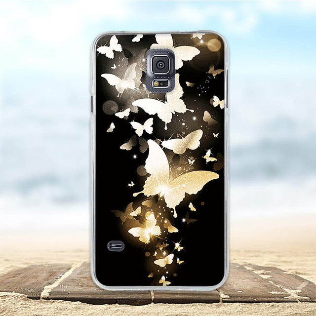 am here For Samsung Galaxy S5 S6 S7 S9 PLUS Case Soft Silicon TPU 3D Cat Cute Back Cover For Samsung S5 S6 S7 S9 S9 PLUS s9+ Phone Cases