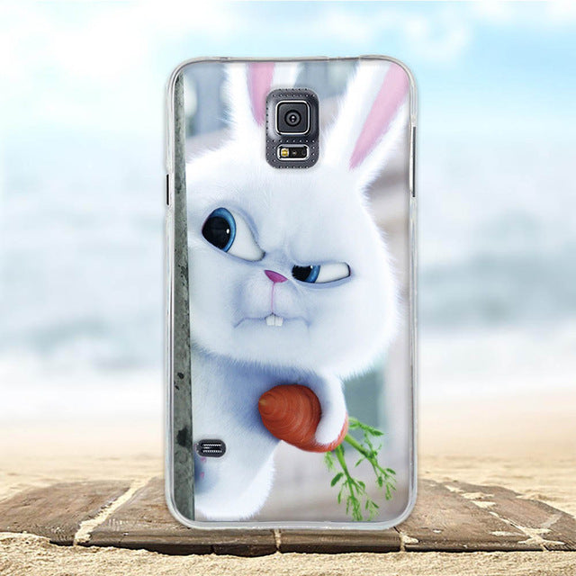 am here For Samsung Galaxy S5 S6 S7 S9 PLUS Case Soft Silicon TPU 3D Cat Cute Back Cover For Samsung S5 S6 S7 S9 S9 PLUS s9+ Phone Cases