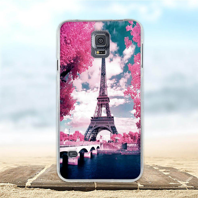 am here For Samsung Galaxy S5 S6 S7 S9 PLUS Case Soft Silicon TPU 3D Cat Cute Back Cover For Samsung S5 S6 S7 S9 S9 PLUS s9+ Phone Cases
