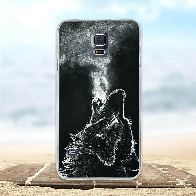am here For Samsung Galaxy S5 S6 S7 S9 PLUS Case Soft Silicon TPU 3D Cat Cute Back Cover For Samsung S5 S6 S7 S9 S9 PLUS s9+ Phone Cases