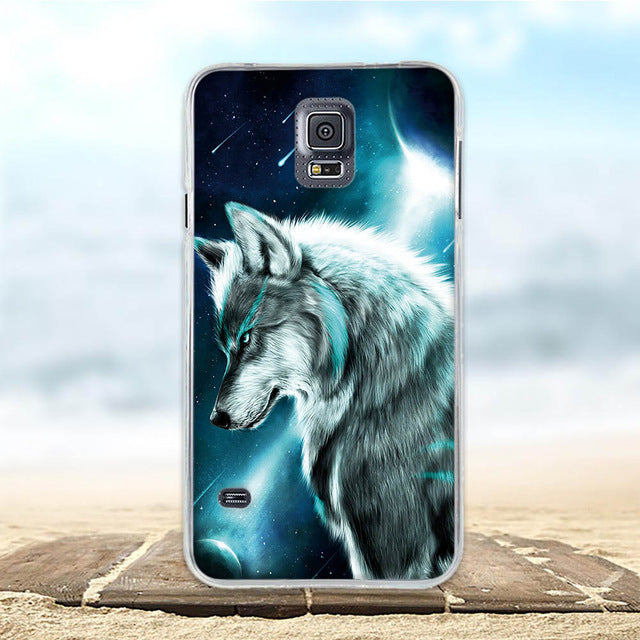 am here For Samsung Galaxy S5 S6 S7 S9 PLUS Case Soft Silicon TPU 3D Cat Cute Back Cover For Samsung S5 S6 S7 S9 S9 PLUS s9+ Phone Cases