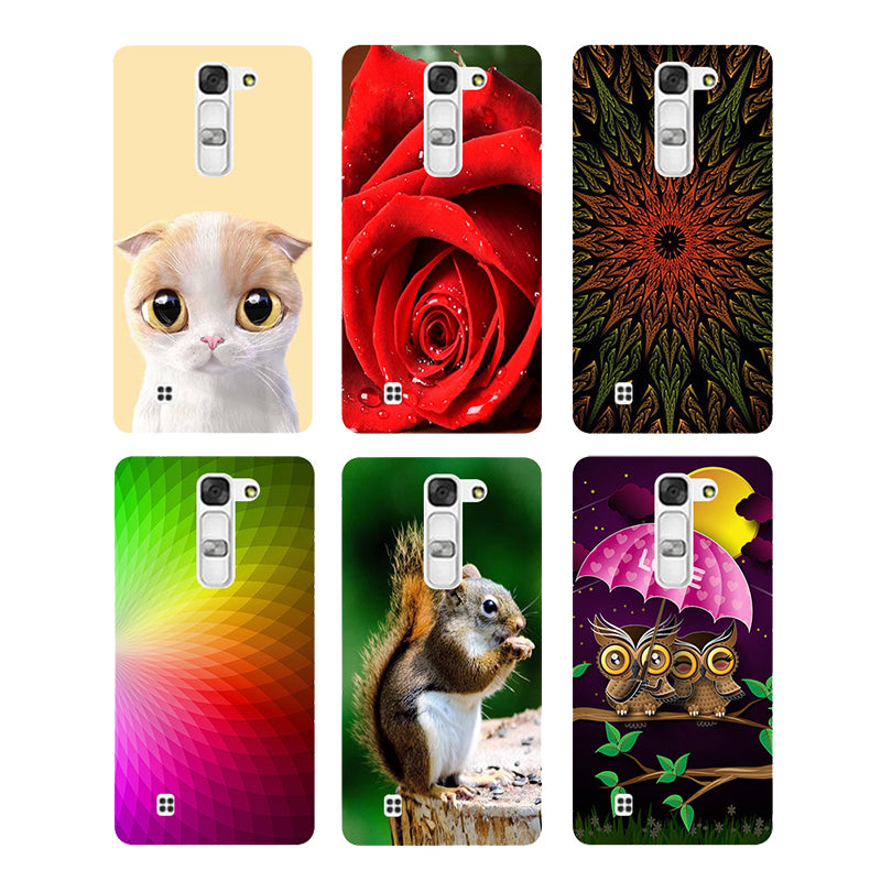 Soft Silicone Case for LG Magna G4mini G4C C90 H502 H502F H520N H525N Cover Flower Original Printed Cat Owl Animal Phone Case