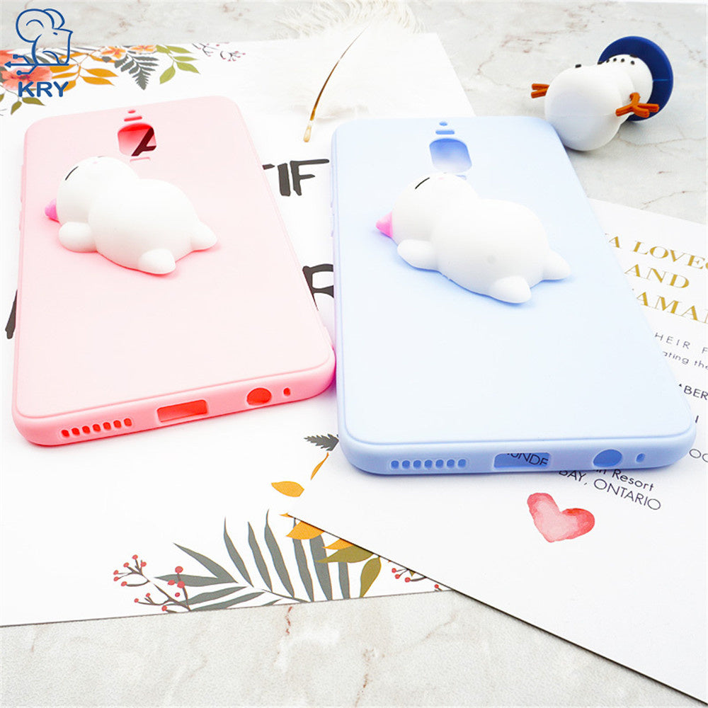 KRY Candy Colors Phone Cases For Huawei Mate 10 Lite Case Soft Silicone Cute Cat Cover For Huawei P10 Case Mate 9 Cases Coque