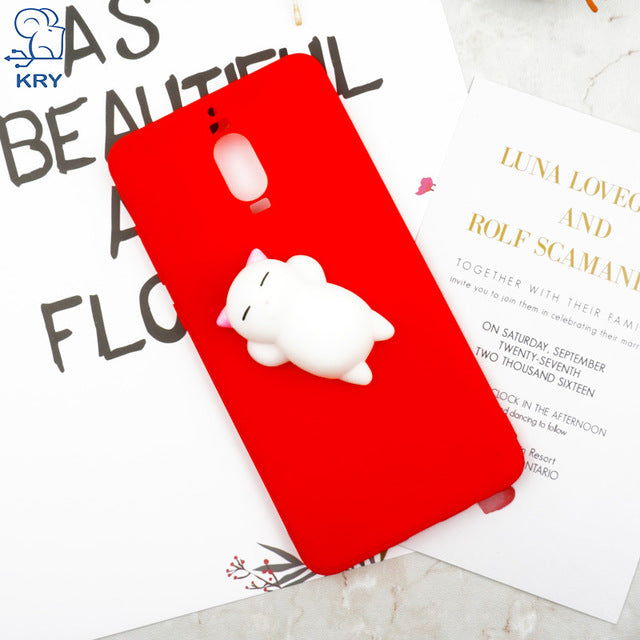 KRY Candy Colors Phone Cases For Huawei Mate 10 Lite Case Soft Silicone Cute Cat Cover For Huawei P10 Case Mate 9 Cases Coque