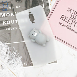 KRY Candy Colors Phone Cases For Huawei Mate 10 Lite Case Soft Silicone Cute Cat Cover For Huawei P10 Case Mate 9 Cases Coque
