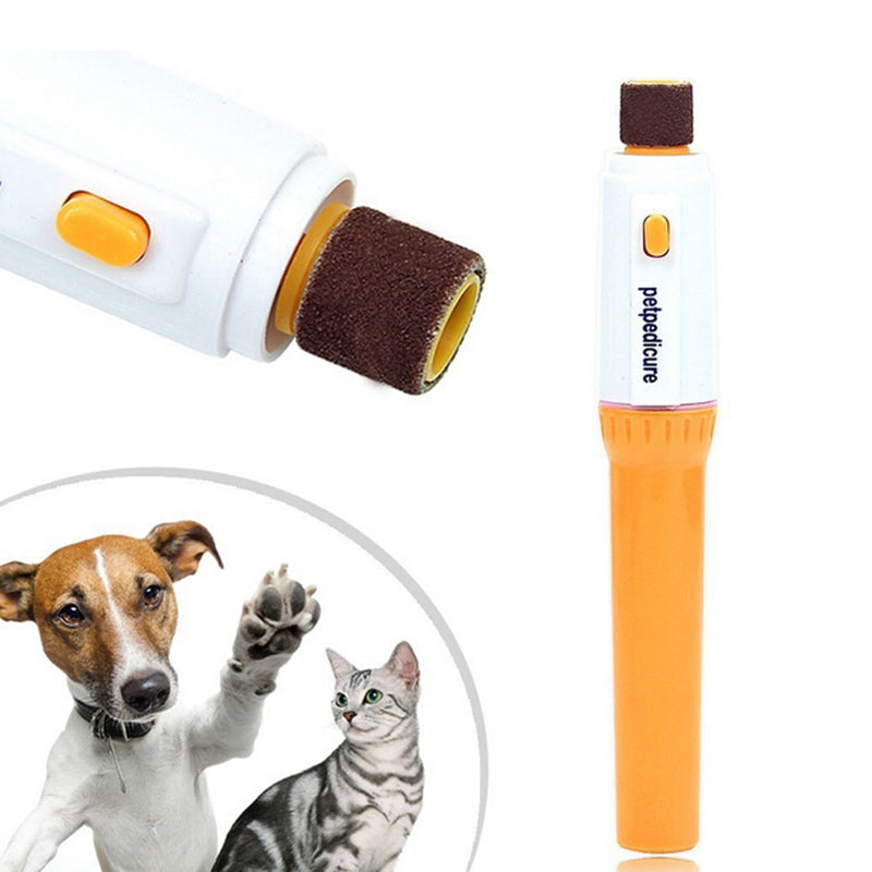 Nail grooming electric trimmer for pet cat and dog