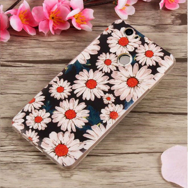 prancisse For Coque Huawei Nova Case Can-L11 Soft TPU Silicone Cover Cat Flower Girl Phone Cases For Huawei Nova Case Cover Capa Funda 5.0