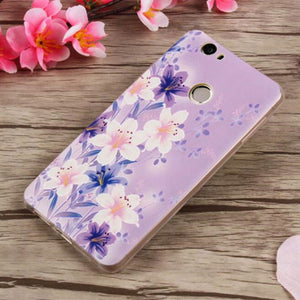 prancisse For Coque Huawei Nova Case Can-L11 Soft TPU Silicone Cover Cat Flower Girl Phone Cases For Huawei Nova Case Cover Capa Funda 5.0