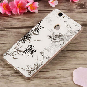 prancisse For Coque Huawei Nova Case Can-L11 Soft TPU Silicone Cover Cat Flower Girl Phone Cases For Huawei Nova Case Cover Capa Funda 5.0
