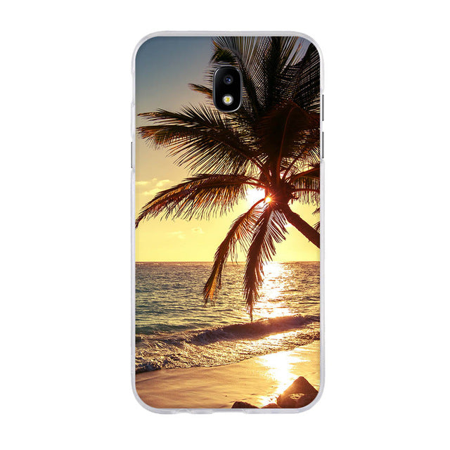 happy For Samsung Galaxy J3 J5 J7 2017 SM-J730F Case Soft Silicone Cover 3D Pattern Cat Capa For Samsung J3 J5 J7 Pro 2017 Phone Cases
