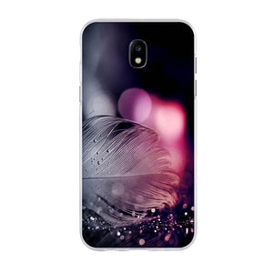 happy For Samsung Galaxy J3 J5 J7 2017 SM-J730F Case Soft Silicone Cover 3D Pattern Cat Capa For Samsung J3 J5 J7 Pro 2017 Phone Cases
