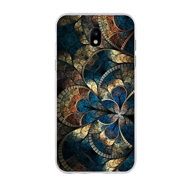 happy For Samsung Galaxy J3 J5 J7 2017 SM-J730F Case Soft Silicone Cover 3D Pattern Cat Capa For Samsung J3 J5 J7 Pro 2017 Phone Cases