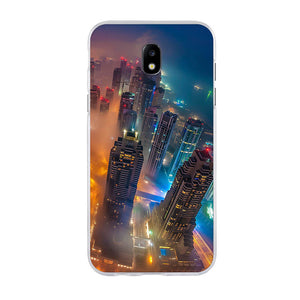 happy For Samsung Galaxy J3 J5 J7 2017 SM-J730F Case Soft Silicone Cover 3D Pattern Cat Capa For Samsung J3 J5 J7 Pro 2017 Phone Cases