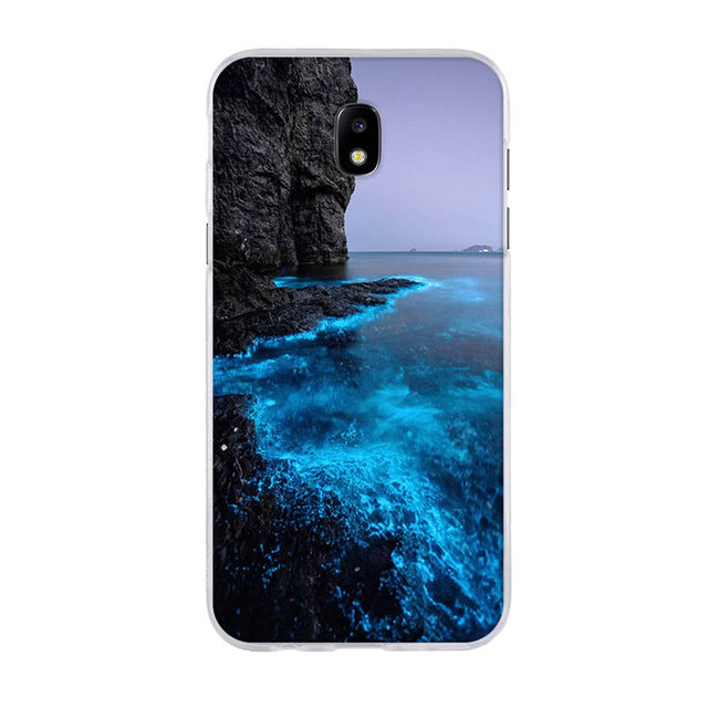 happy For Samsung Galaxy J3 J5 J7 2017 SM-J730F Case Soft Silicone Cover 3D Pattern Cat Capa For Samsung J3 J5 J7 Pro 2017 Phone Cases