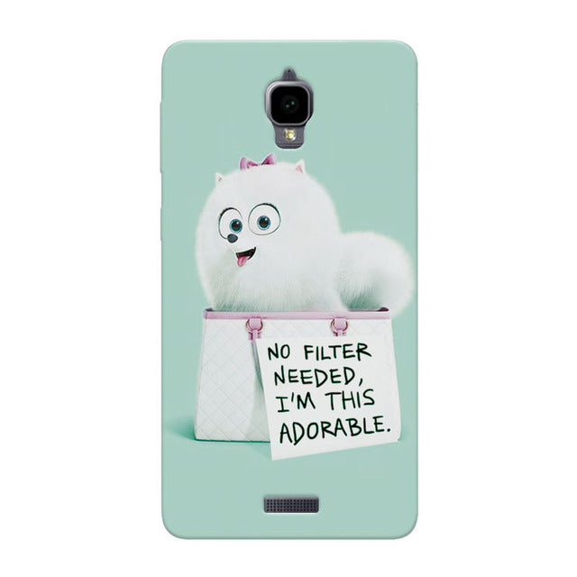 Cut Painted Dog Bear Cat Phone Case For Lenovo S660 S 660 Cover Hard Plastic Funda Capa For Lenovo S660 4.7"+Free Gift