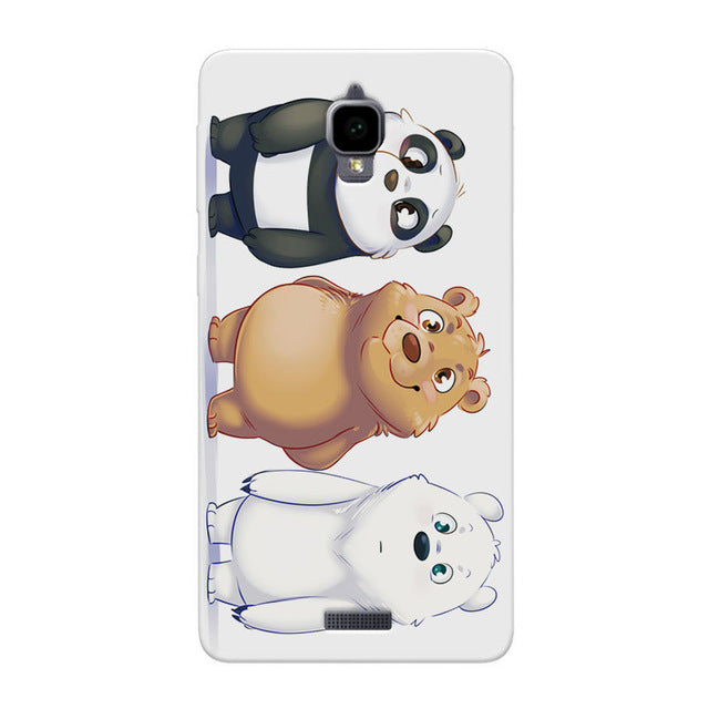 Cut Painted Dog Bear Cat Phone Case For Lenovo S660 S 660 Cover Hard Plastic Funda Capa For Lenovo S660 4.7"+Free Gift