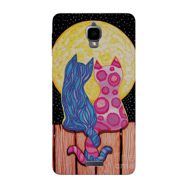 Cut Painted Dog Bear Cat Phone Case For Lenovo S660 S 660 Cover Hard Plastic Funda Capa For Lenovo S660 4.7"+Free Gift