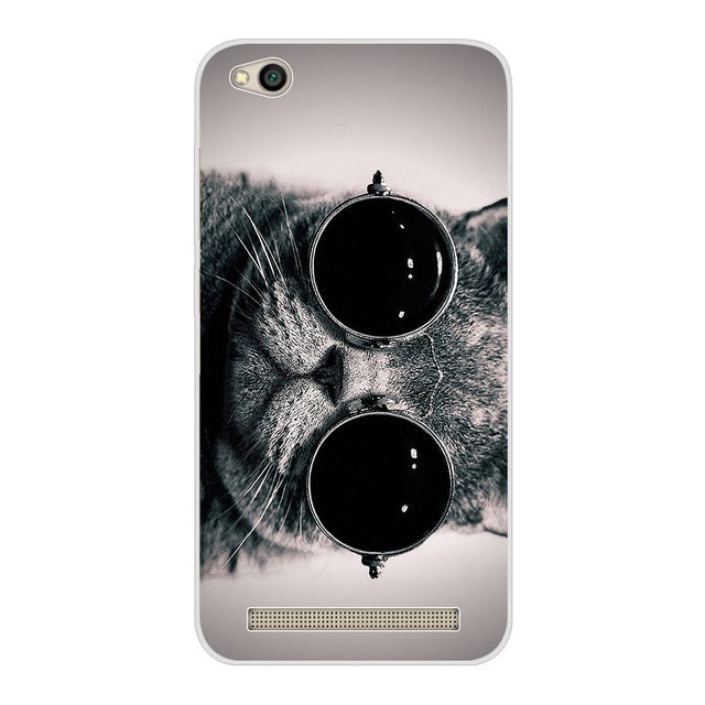 ASTUBIA Phone Case For Redmi 5A Case Silisone Soft TPU Cute Cat Phone Cover For Xiaomi Redmi 5A Case For Xiaomi Redmi 5 A Coque
