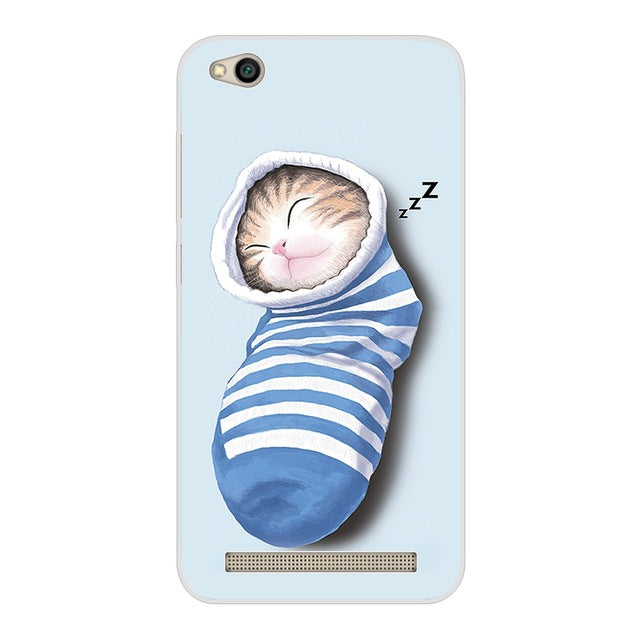 ASTUBIA Phone Case For Redmi 5A Case Silisone Soft TPU Cute Cat Phone Cover For Xiaomi Redmi 5A Case For Xiaomi Redmi 5 A Coque