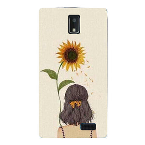 flower For Coque Lenovo A328 A328T Case Cover Flowers cat Painting Phone Cases For Funda Lenovo A328 A 328 4.5"