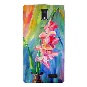 flower For Coque Lenovo A328 A328T Case Cover Flowers cat Painting Phone Cases For Funda Lenovo A328 A 328 4.5"