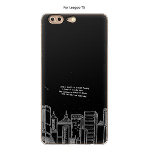 bad smile Case For Leagoo T5 Cover Silicone TPU Protective Luxury Soft Cartoon Cute Cat Back Cover Phone Case For Leagoo T5 Cases