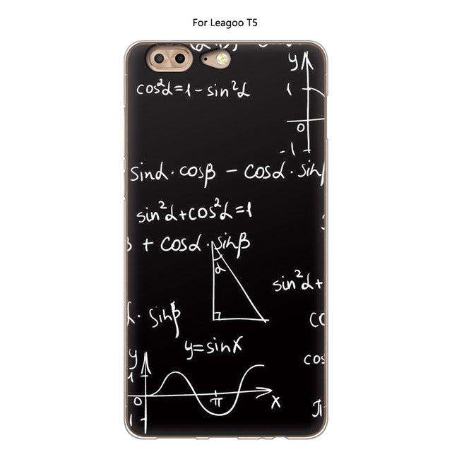 bad smile Case For Leagoo T5 Cover Silicone TPU Protective Luxury Soft Cartoon Cute Cat Back Cover Phone Case For Leagoo T5 Cases