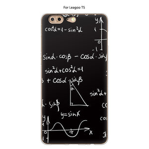 bad smile Case For Leagoo T5 Cover Silicone TPU Protective Luxury Soft Cartoon Cute Cat Back Cover Phone Case For Leagoo T5 Cases