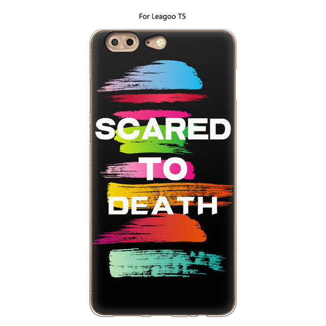 bad smile Case For Leagoo T5 Cover Silicone TPU Protective Luxury Soft Cartoon Cute Cat Back Cover Phone Case For Leagoo T5 Cases