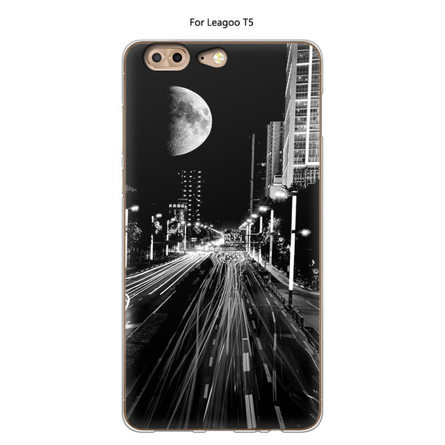 bad smile Case For Leagoo T5 Cover Silicone TPU Protective Luxury Soft Cartoon Cute Cat Back Cover Phone Case For Leagoo T5 Cases