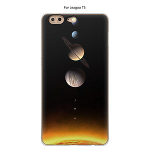 bad smile Case For Leagoo T5 Cover Silicone TPU Protective Luxury Soft Cartoon Cute Cat Back Cover Phone Case For Leagoo T5 Cases