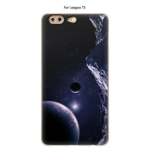 bad smile Case For Leagoo T5 Cover Silicone TPU Protective Luxury Soft Cartoon Cute Cat Back Cover Phone Case For Leagoo T5 Cases