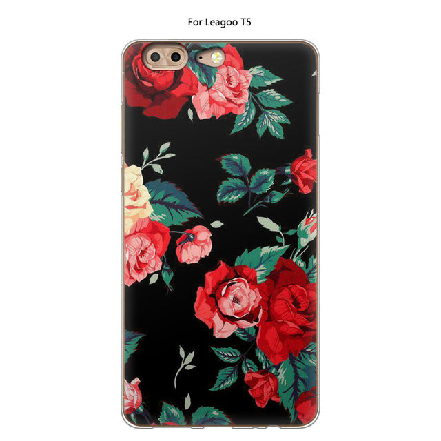 bad smile Case For Leagoo T5 Cover Silicone TPU Protective Luxury Soft Cartoon Cute Cat Back Cover Phone Case For Leagoo T5 Cases