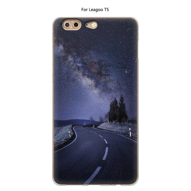 bad smile Case For Leagoo T5 Cover Silicone TPU Protective Luxury Soft Cartoon Cute Cat Back Cover Phone Case For Leagoo T5 Cases