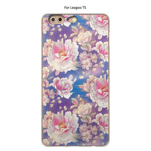 bad smile Case For Leagoo T5 Cover Silicone TPU Protective Luxury Soft Cartoon Cute Cat Back Cover Phone Case For Leagoo T5 Cases